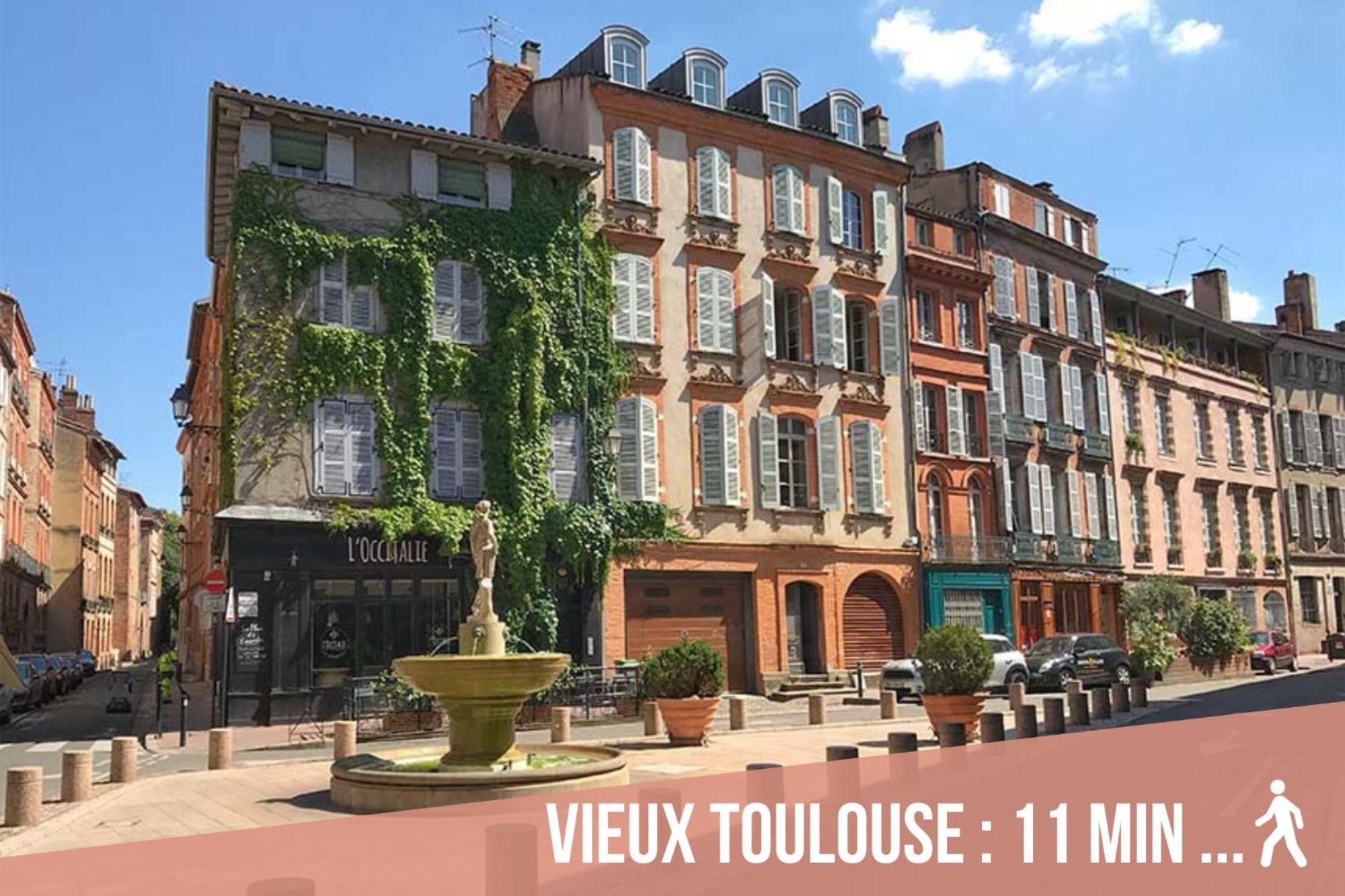 Appartement Chartreuse, Clim, Parking, Terrasse Au Calme Toulouse