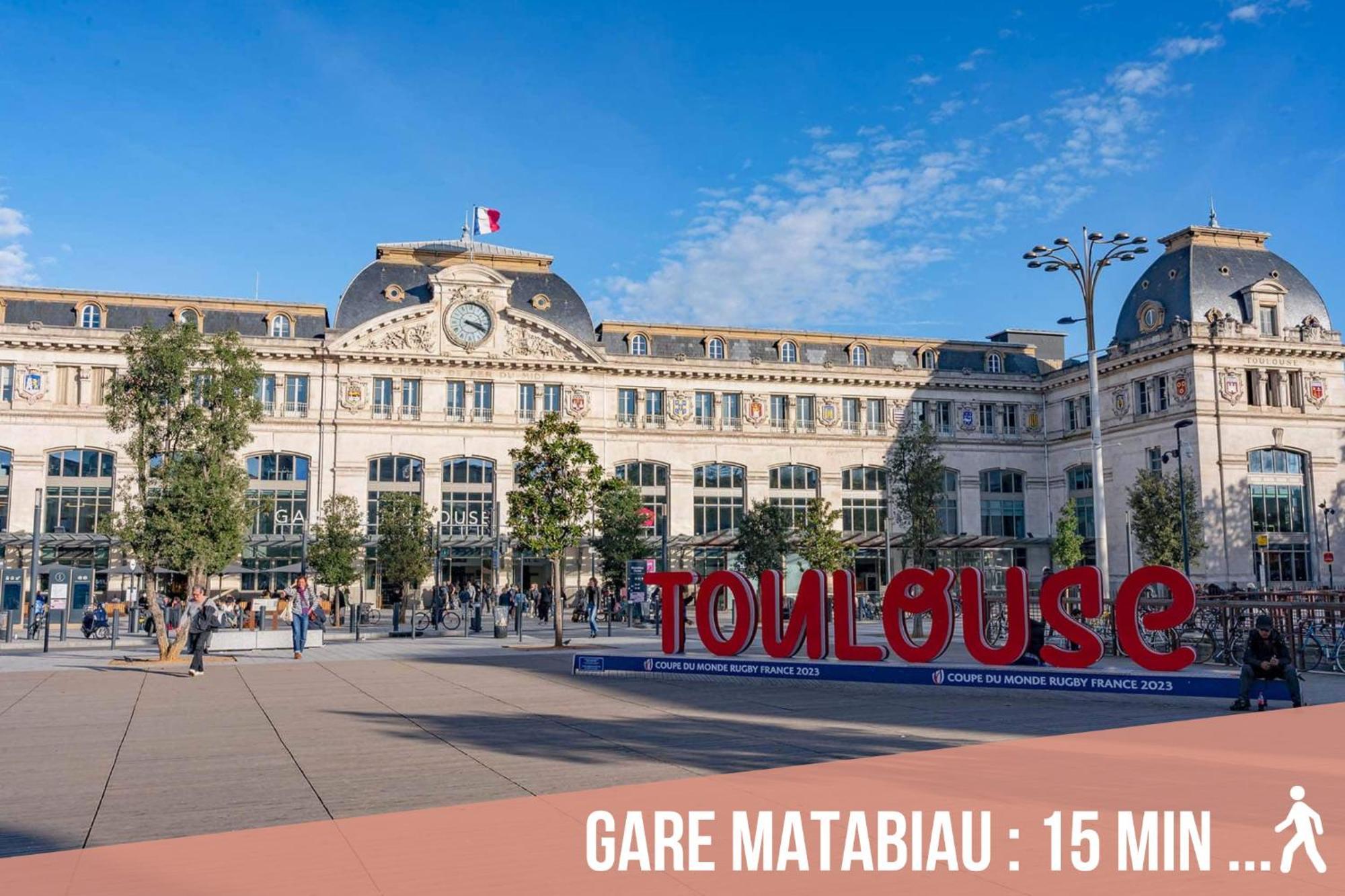Chartreuse, Clim, Parking, Terrasse Au Calme Toulouse